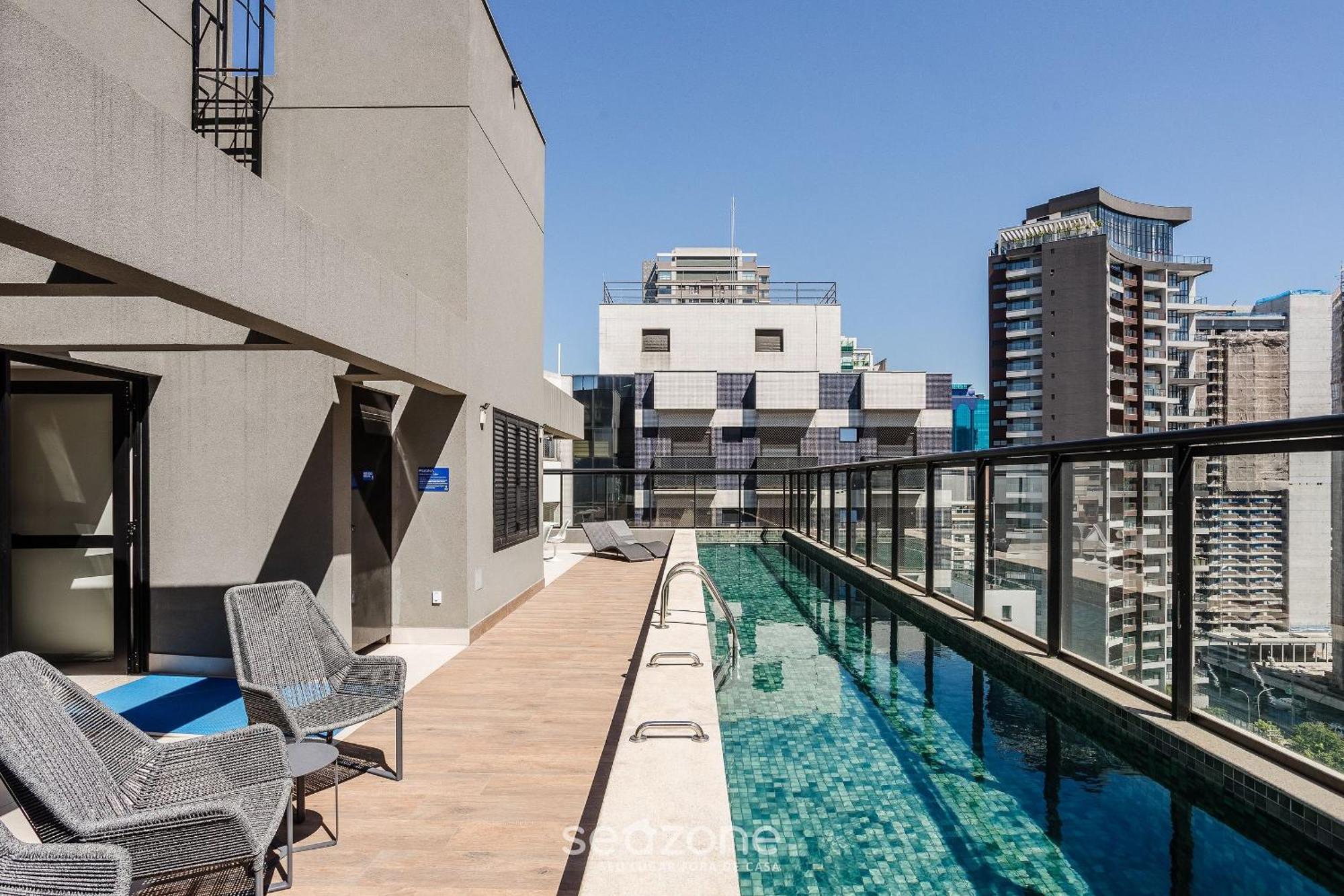 Apto Moderno C/ Piscina Proximo Ao Shopping Bia035 Apartamento